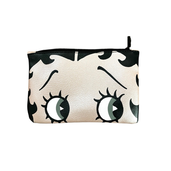 Betty Boop x Ipsy Handbags - Betty Boop x Ipsy Cosmetic Bag, Pink Black